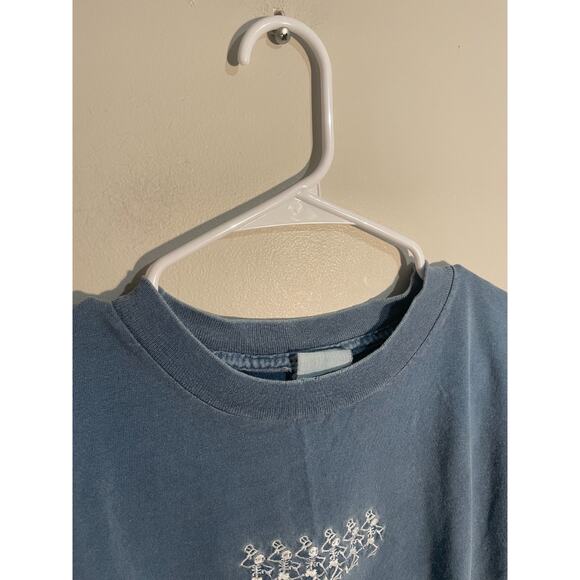 Vintage Grateful Dead Dancing Skeletons Short Sleeve Shirt Size M Single Stitch - Picture 3 of 11